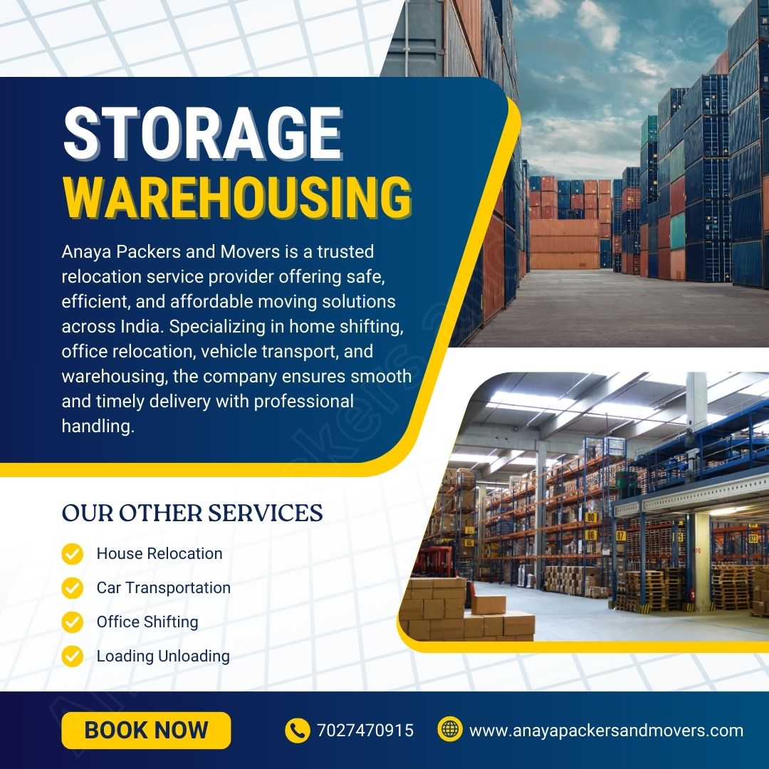 Anaya Packers and Movers storage & warehousing